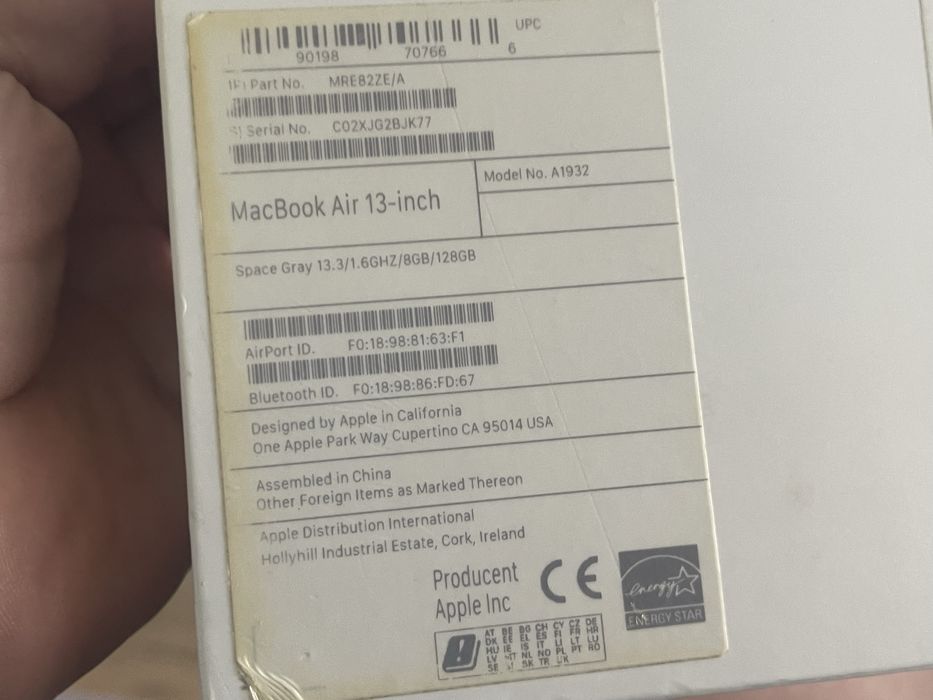 Laptop MacBook Air