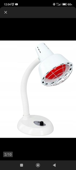 Lampa na podczerwień lecznicza  SOLUX 275W mocna