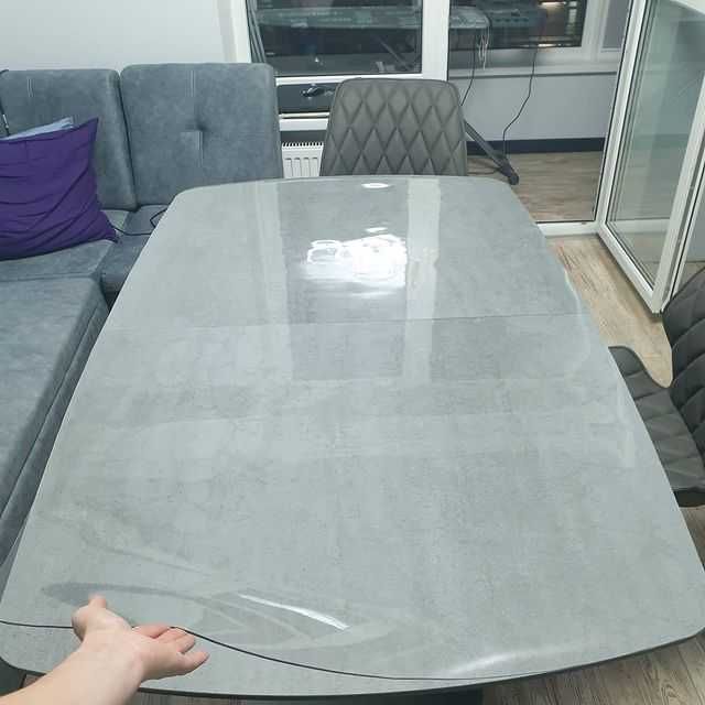 М'яке скло гнучке рідке скло Мягкое гибкое стекло Силиконовая скатерть