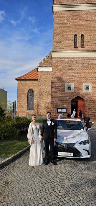 Auto do ślubu - Nowoczesny Lexus ES Ultra Luxury - Biała Perła