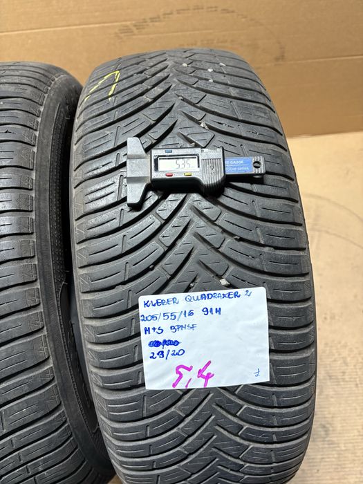 2x 205/55R16 91H KLEBER QUADRAXER 2 opona wielosezon M+S 3PMSF