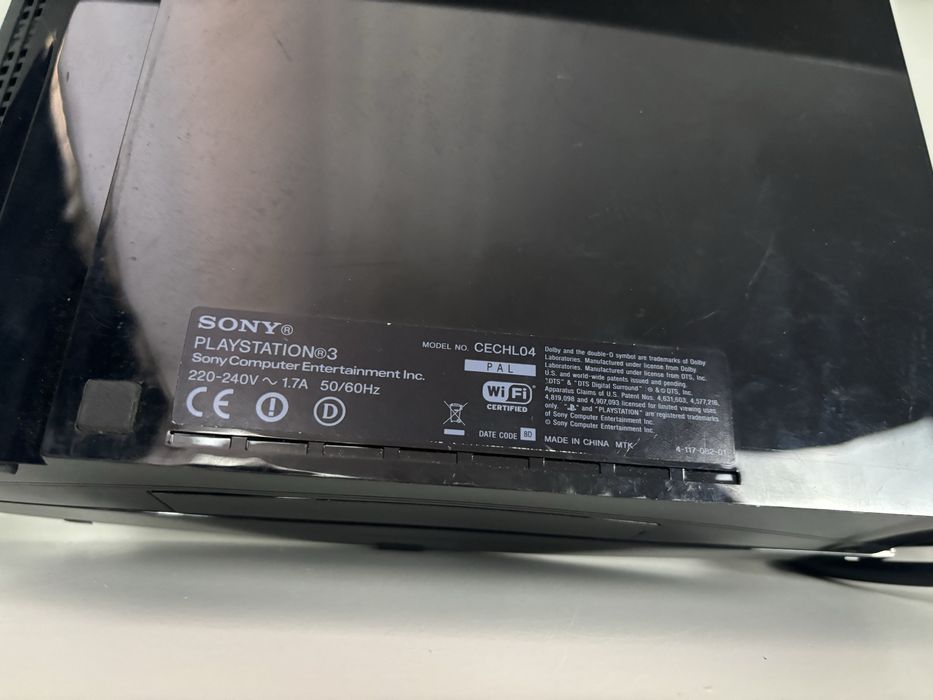 Konsola PS3 CECHL04 + Kabel Zasilajacy GWARANCJA