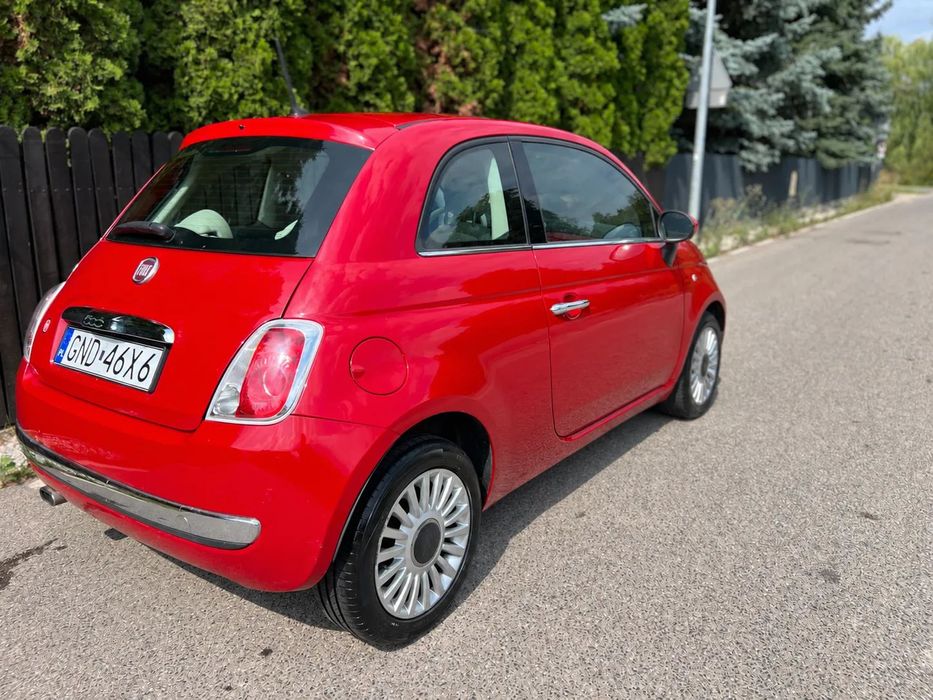 Fiat 500 Lounge Automat klima alu Panorama kierownica wielof Bluetooth