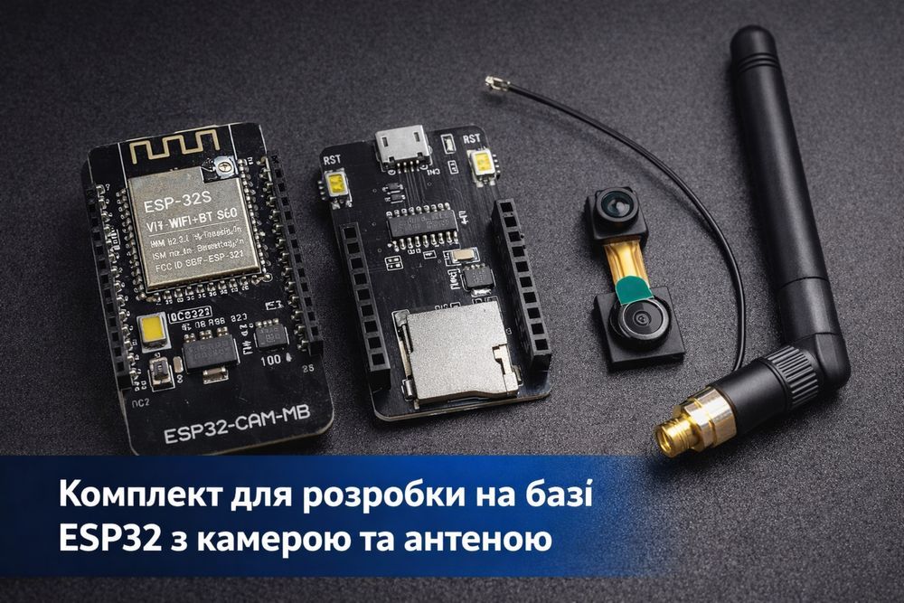 Плата адаптер ESP32 CAM MB з micro USB комплект модуль