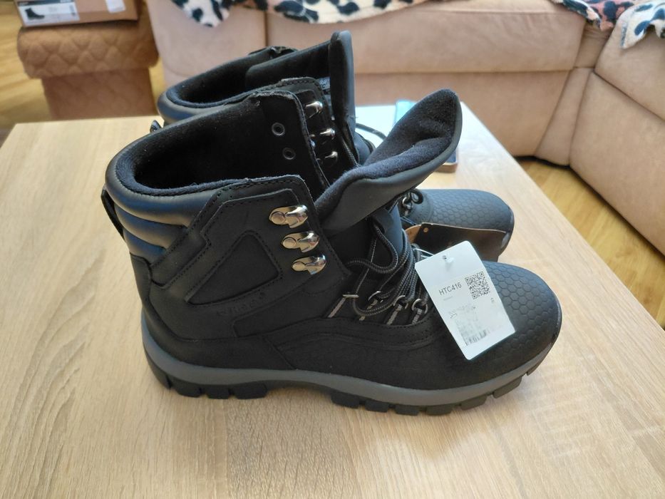 Зимние Мужские ботинки Hi-Tec BLAZI MID-BLACK/ размер 42