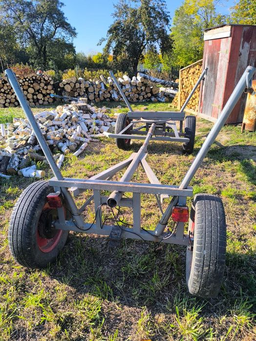 Wóz metalowy traktorowy