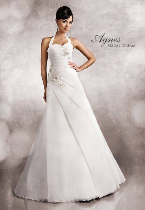 Suknia ślubna Agnes, rozmiar 38 + ozdoby