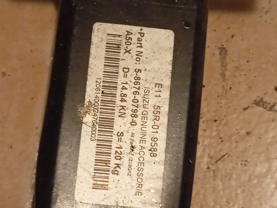 Barra e Gancho de Reboque