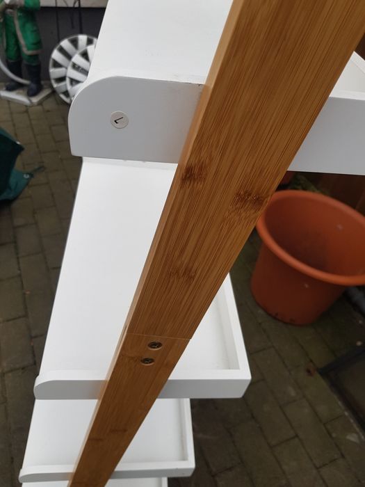 Regal na balkon stojak drabina 180x55cm