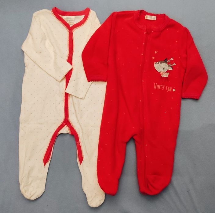 Pajacyk Pajace zestaw śpioszki 62