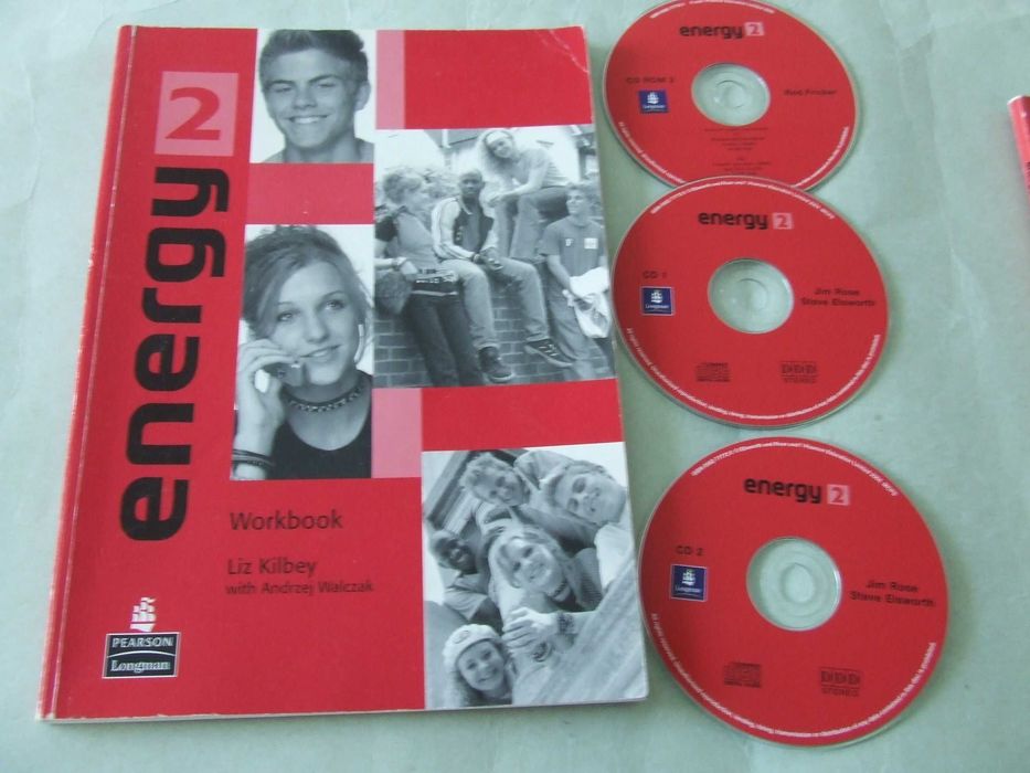 Język angielski energy 2 - Podręcznik + Ćwiczenia + 3 płyty CD