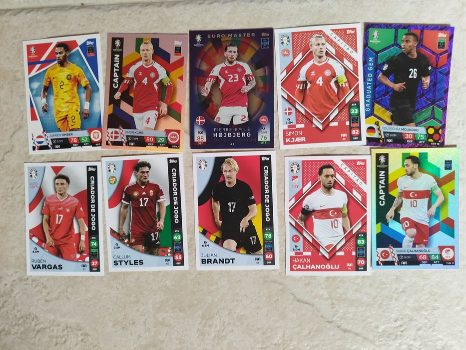 Cromos Match attax euro 2024