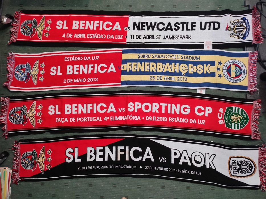 Cachecóis do Benfica - cada 8 €