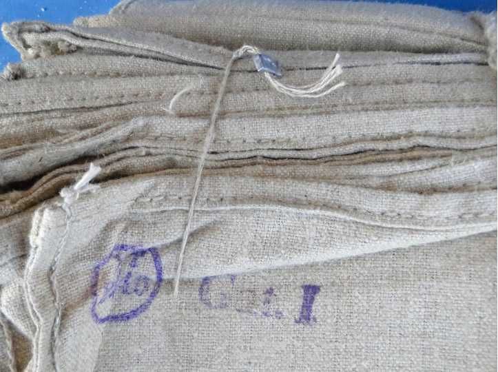 Płótno lniane 100% Polski len - Worki NOWE !!!