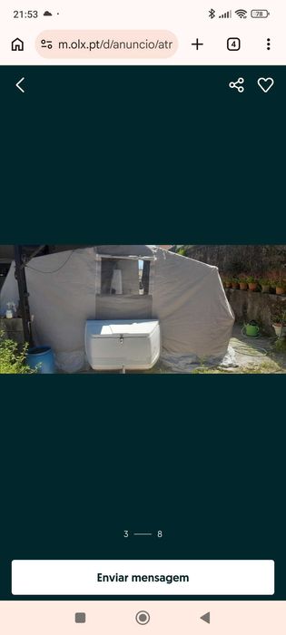 Vendo atrelado tenda