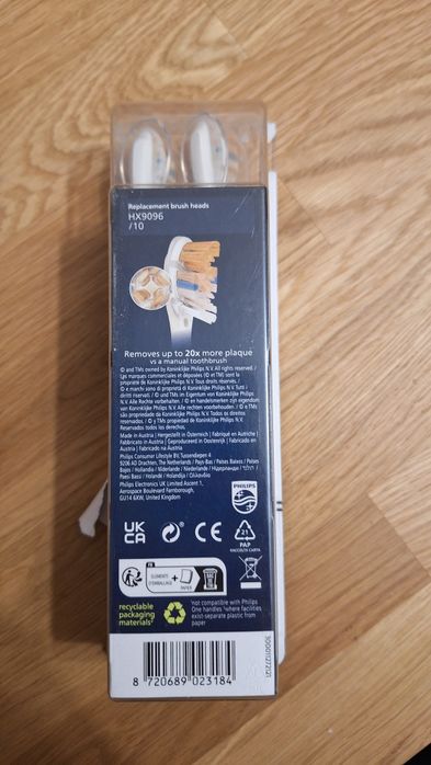 Końcówki szczoteczki elektrycznej Philips A3 x4