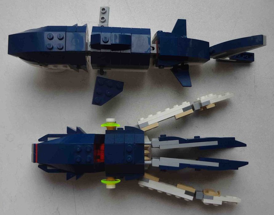 Конструктор Лего LEGO Deep Sea Creatures 31088 Подводные жители Акула и осьминог
