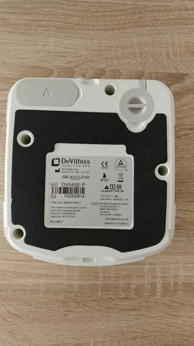 Aparat CPAP jak nowy DeVilbiss slepcube DV54SE-P z nową maską