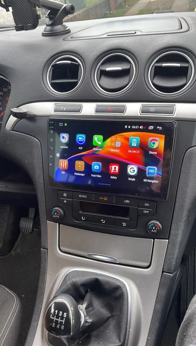 Rádio Android 14 com GPS Ford Focus, S-Max, Mondeo, Galaxy (Novo)