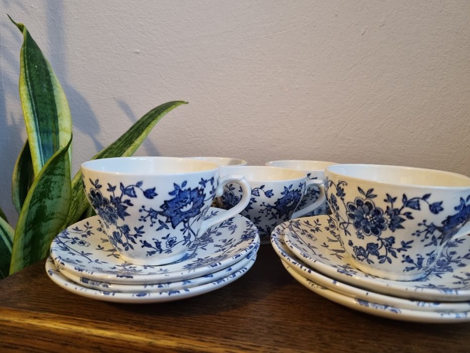 Anglia England porcelana zastawa komplet Filiżanki spodki do herbaty v