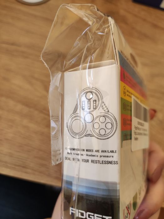 Fidget toy anti stress portátil colorido