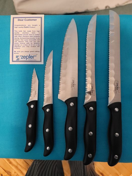 Ножі цептор самозатачивающие лазерная заточка цептер ножи Zepter