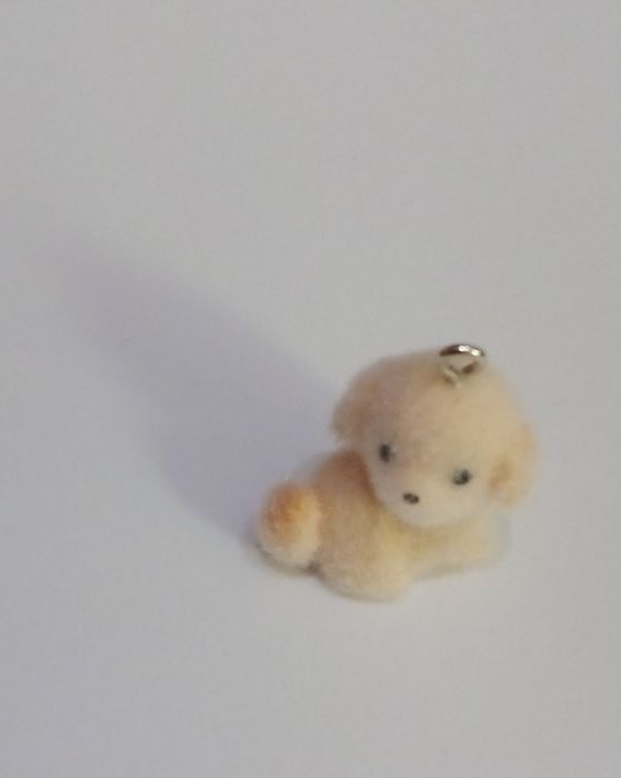 Брелок підвіска собачка песик пухнаста бархатна для телефону