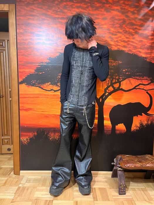Snakeskin Python Longsleeve | indie sleaze japan ERD IfSixWasNine Undercover