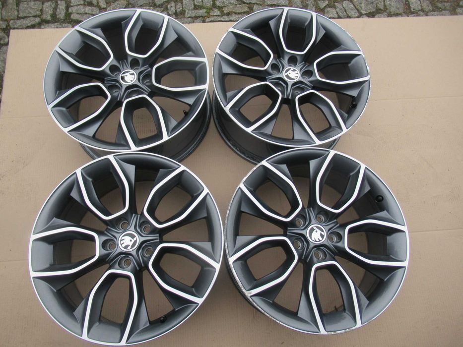 Alufelgi 4szt R19 SKODA YETI,Octavia 2,3,4,SUPER B,Kodiaq,Karoq,VW,AUDI,SEAT  4605