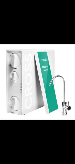 ECOSOFT Cross90 Balance — inteligentny filtr z odwróconą osmozą z bezpośrednim przepływem wody