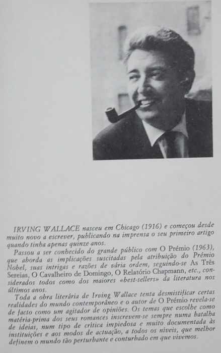O Prémio de Irving Wallace