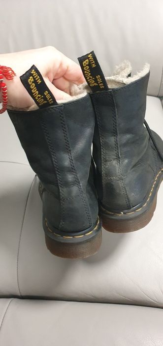 Glany trapery Dr.Martens 41 ocieplane ze skory