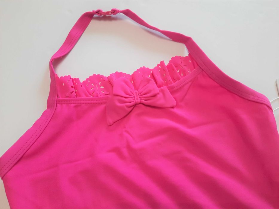 Strój kostium kąpielowy jednoczęściowy różowy Minoti roz 122-128