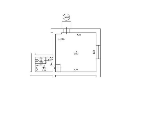 Центр!Здам приміщення 33 м2 по вулиці Володимеро -Либідсь