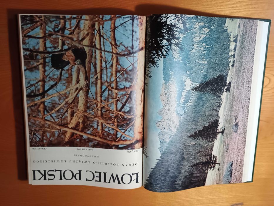 Łowiec Polski roczniki 1970-71 oprawa