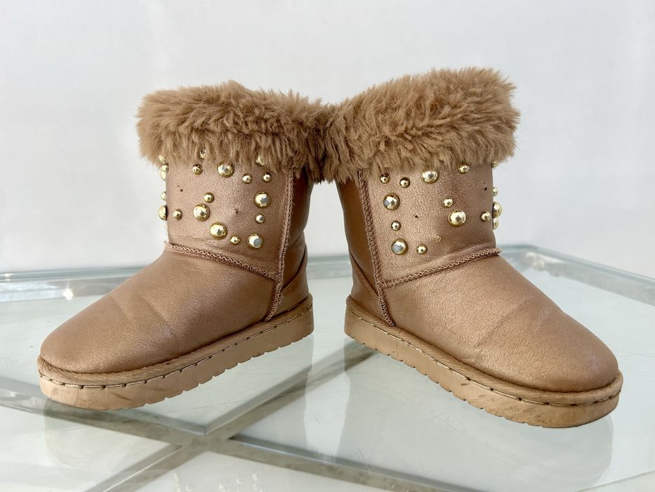 Ocieplane zimowe śniegowce kozaki mukluki r.25. ciepłe