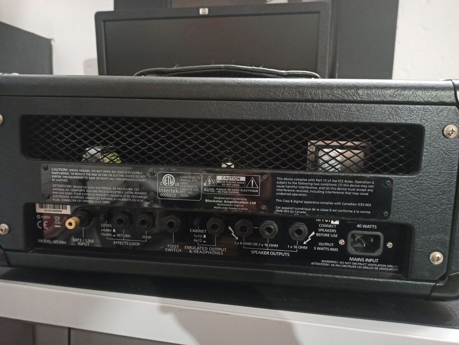 Wzmacniacz lampowy Blackstar ht5r głowa + dedykowana kolumna+ footswitch