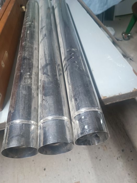 Tubo inox 80 Pellets