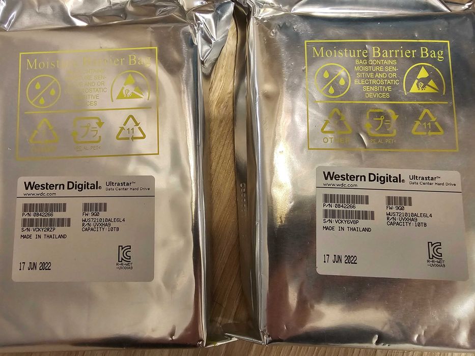 Dysk twardy WD Ultrastar DC HC330 3.5 HDD 10TB 7200RPM SATA 6Gb/s256MB