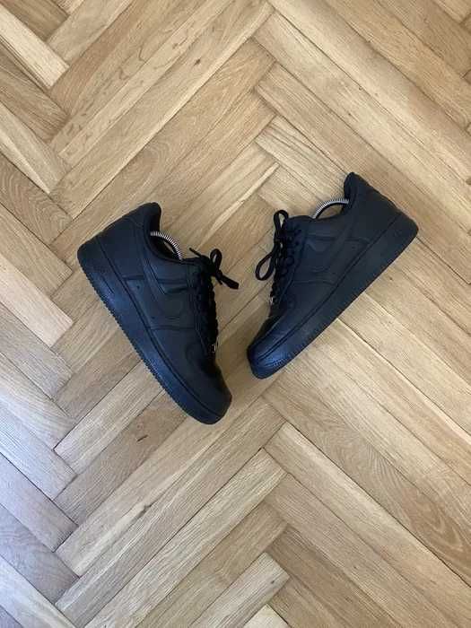 Męskie Nike Air Force 1 Low '07 Czarne R.  43