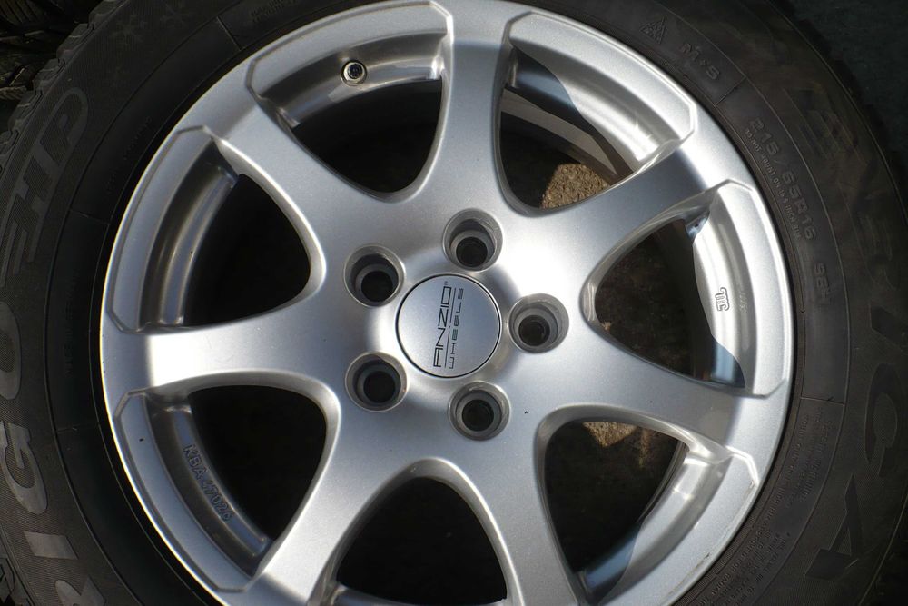 Felgi Aluminiowe ANZO 5X114,3 7XJ16" ET38 Oryginał Komplet