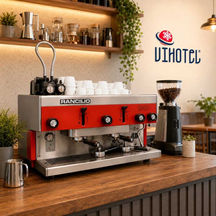 Máquina de Café Profissional Rancilio - 2 Grupos - Ocasião