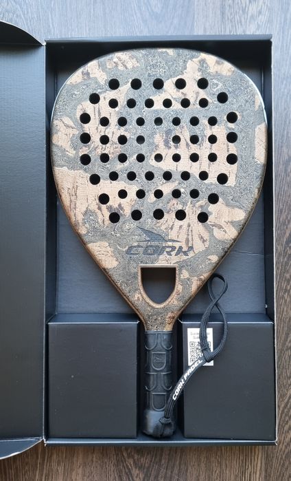 Cork padel Extreme Black (como nova) 365gr