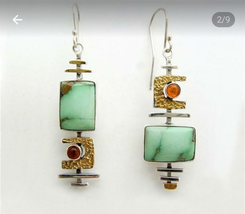 Стильні  сережки