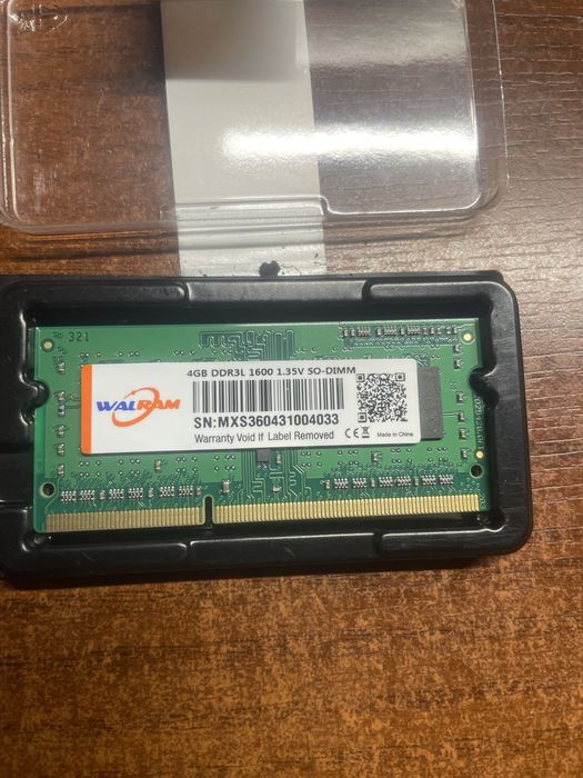 Pmięć DDR3L 4GB SO-Dimm 1600
