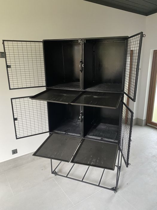 Клітка для собачок розбірна з 3-х секцій Дно з решітки а з низу піддон