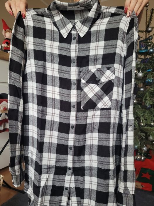 Koszula damska w kratę r.36