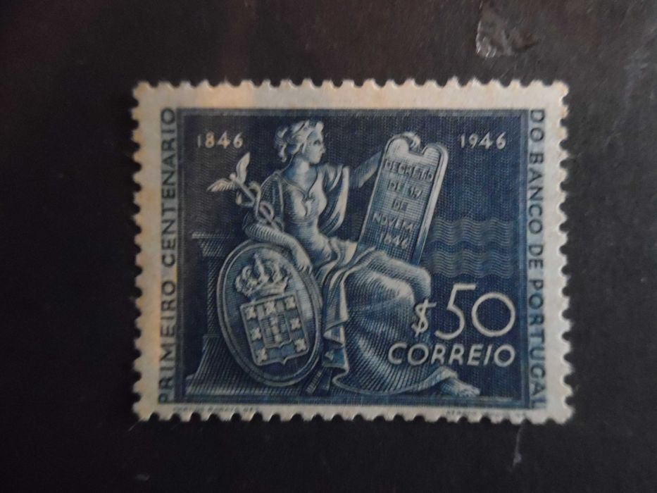 Portugal Stamps 1946 – Centenary of Banco de Portugal NEW