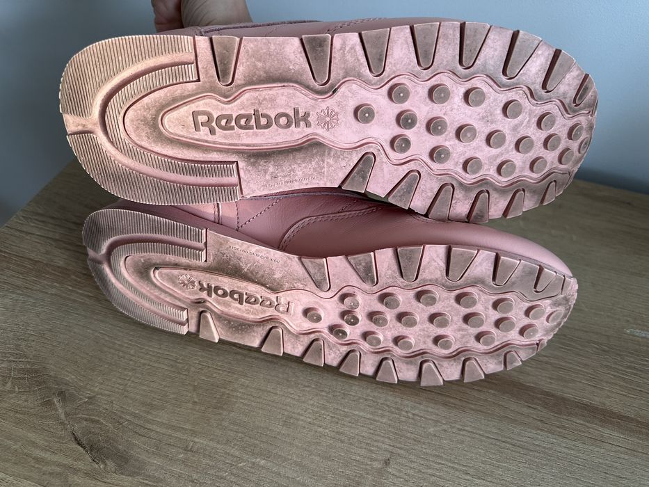Reebok sneakersy adidasy Classic Leather Pastels Platina Pink White 40