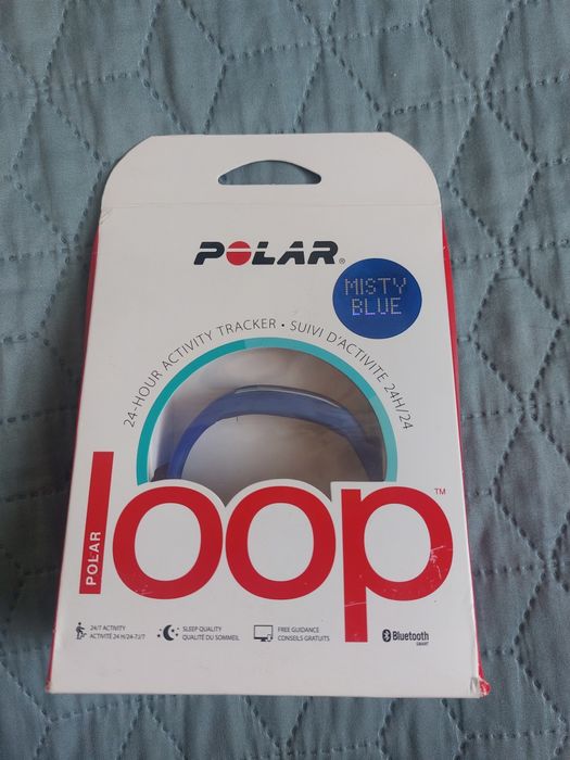 Opaska do aktywności fizycznej polar loop- niebieski
